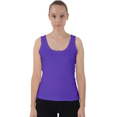 Ultra Violet Purple Velvet Tank Top by Patternsandcolors