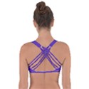 Ultra Violet Purple Got No Strings Sports Bra View2