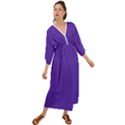 Ultra Violet Purple Grecian Style  Maxi Dress View1