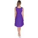 Ultra Violet Purple Knee Length Skater Dress With Pockets View4