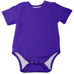 Ultra Violet Purple Baby Short Sleeve Bodysuit by Patternsandcolors