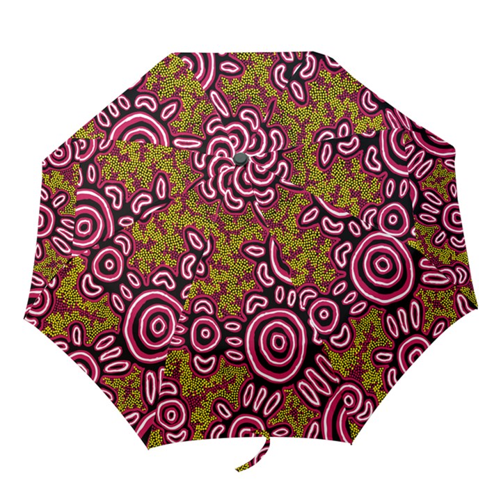 Authentic Aboriginal Art - You Belong Folding Umbrellas