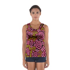 Authentic Aboriginal Art - You Belong Sport Tank Top  by hogartharts