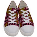 Authentic Aboriginal Art - You Belong Men s Low Top Canvas Sneakers View1