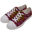 Authentic Aboriginal Art - You Belong Men s Low Top Canvas Sneakers View2