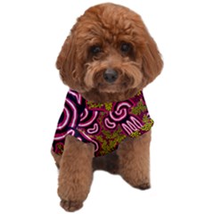 Authentic Aboriginal Art - You Belong Dog T-shirt by hogartharts