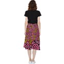 Authentic Aboriginal Art - You Belong Frill Hi Low Chiffon Skirt View2