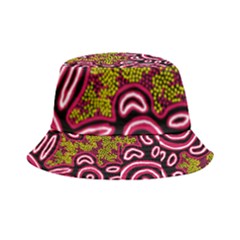 Authentic Aboriginal Art - You Belong Inside Out Bucket Hat by hogartharts