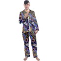 Authentic Aboriginal Art - Discovering Your Dreams Men s Long Sleeve Satin Pajamas Set View1