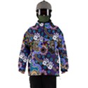 Authentic Aboriginal Art - Discovering Your Dreams Men s Ski and Snowboard Waterproof Breathable Jacket View1