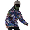 Authentic Aboriginal Art - Discovering Your Dreams Men s Ski and Snowboard Waterproof Breathable Jacket View3