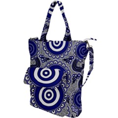 Authentic Aboriginal Art - Gathering Shoulder Tote Bag by hogartharts