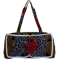 Authentic Aboriginal Art - Gathering 2 Multi Function Bag by hogartharts