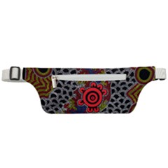 Authentic Aboriginal Art - Gathering 2 Active Waist Bag by hogartharts