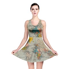 Illustration Ukrainian Folk Seamless Pattern Ornament Reversible Skater Dress by Proyonanggan