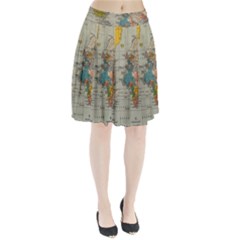 Pyramids Egypt Monument Landmark Sunrise Sunset Egyptian Pleated Skirt by Proyonanggan