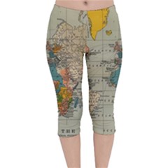 Pyramids Egypt Monument Landmark Sunrise Sunset Egyptian Velvet Capri Leggings  by Proyonanggan