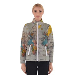 Circular Concentric Radial Symmetry Abstract Women s Bomber Jacket by Proyonanggan