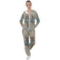 Circular Concentric Radial Symmetry Abstract Women s Tracksuit View1