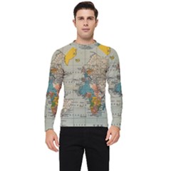 Iceland Aurora Borealis Men s Long Sleeve Rash Guard by Proyonanggan