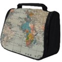 Vintage World Map Full Print Travel Pouch (Big) View1