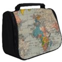 Vintage World Map Full Print Travel Pouch (Big) View2