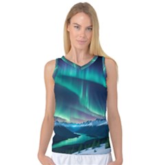 Geometric Pattern Design White Women s Basketball Tank Top by Ndabl3x