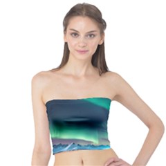 Zig Zag Waves Lines Geometric Tube Top by Ndabl3x