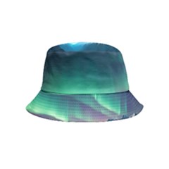 Zig Zag Waves Lines Geometric Bucket Hat (kids) by Ndabl3x