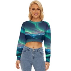 Zig Zag Waves Lines Geometric Lightweight Long Sleeve Sweatshirt by Ndabl3x