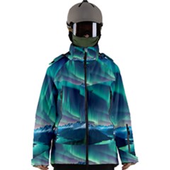 Valentines Day Heart Pattern Love Men s Zip Ski And Snowboard Waterproof Breathable Jacket by Ndabl3x