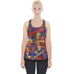 Zig Zag Pattern Geometric Design Piece Up Tank Top by Ndabl3x