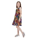 Zig Zag Pattern Geometric Design Kids  Skater Dress View2