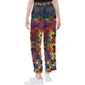 Zig Zag Pattern Geometric Design Women s Pants  View1