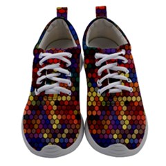 Pattern Dots Wallpaper Seamless Pattern Women Athletic Shoes by Ndabl3x