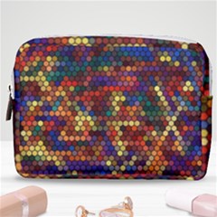 Flower Retro Funky Psychedelic Make Up Pouch (medium) by Ndabl3x