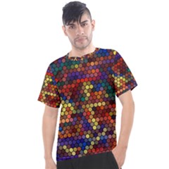 Flower Retro Funky Psychedelic Men s Sport Top by Ndabl3x