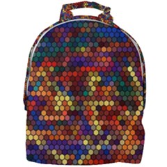 Hexagon Honeycomb Pattern Design Mini Full Print Backpack by Ndabl3x