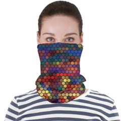 Hexagon Honeycomb Pattern Design Face Seamless Bandana (adult) by Ndabl3x