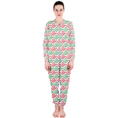 Pattern Flowers Geometric Onepiece Jumpsuit (ladies) by Ndabl3x