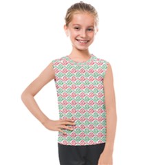 Mosaic Hexagon Honeycomb Kids  Mesh Tank Top by Ndabl3x