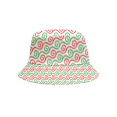 Mosaic Hexagon Honeycomb Inside Out Bucket Hat (kids) by Ndabl3x