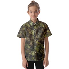 Pattern Seamless Antique Luxury Kids  Short Sleeve Shirt by Ndabl3x