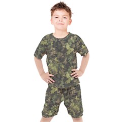 Pattern Seamless Antique Luxury Kids  T-shirt And Shorts Set by Ndabl3x