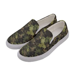 Flowers Pattern Flora Women s Canvas Slip Ons by Ndabl3x