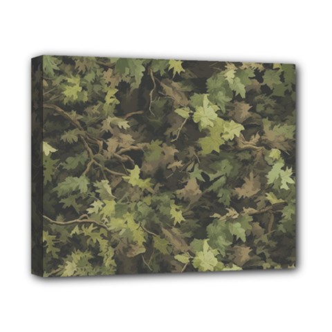 Camouflage Military Canvas 10  X 8  (stretched) by Ndabl3x