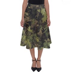 Camouflage Military Perfect Length Midi Skirt by Ndabl3x