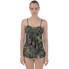 Camouflage Military Babydoll Tankini Set