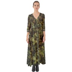 Camouflage Military Button Up Boho Maxi Dress by Ndabl3x