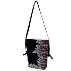 Abstract City Retro Sunset Night Folding Shoulder Bag by Bedest